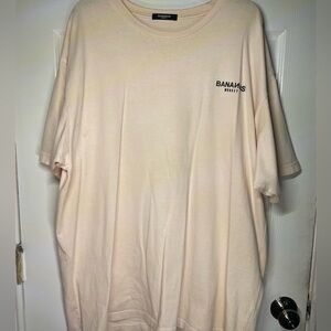 Oversize t-shirt bananas monkey